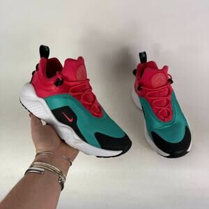 Nike Air Huarache City Move Jade Ember Athletic Shoes Women 7 Multicolor Sneaker